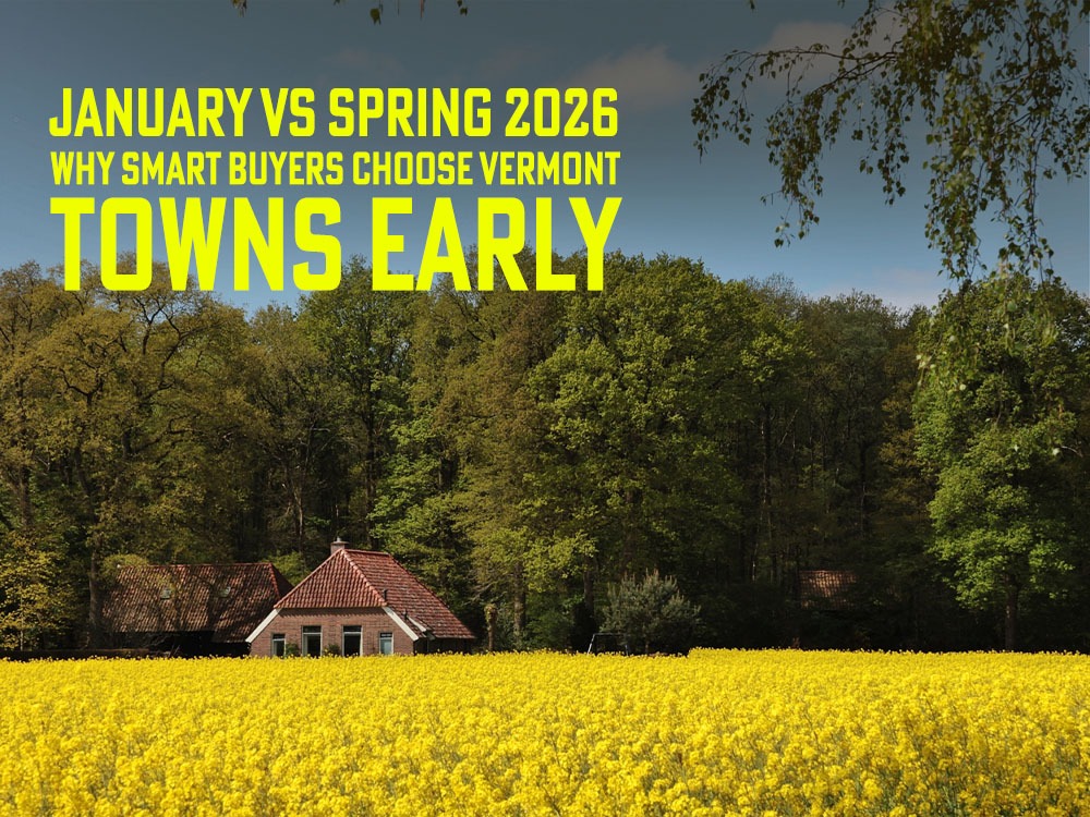 January vs Spring home buying in Vermont