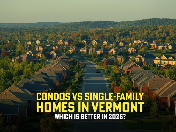 condos vs single-family homes in Vermont