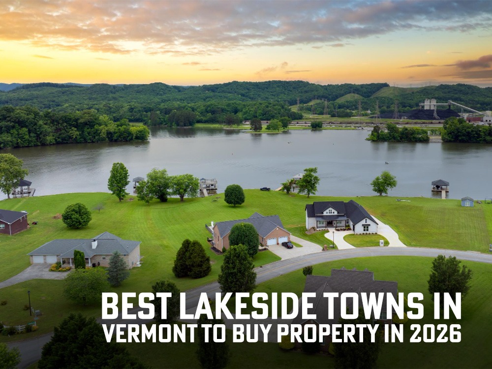 best lakeside towns in Vermont for summer living