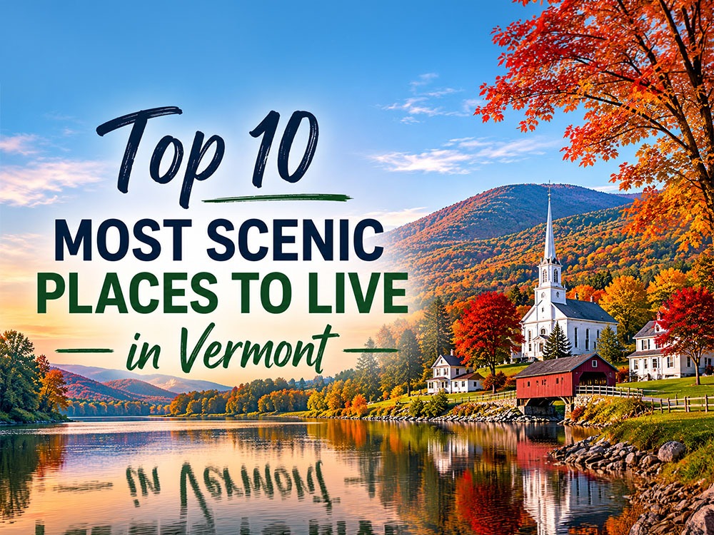 scenic places to live in Vermont