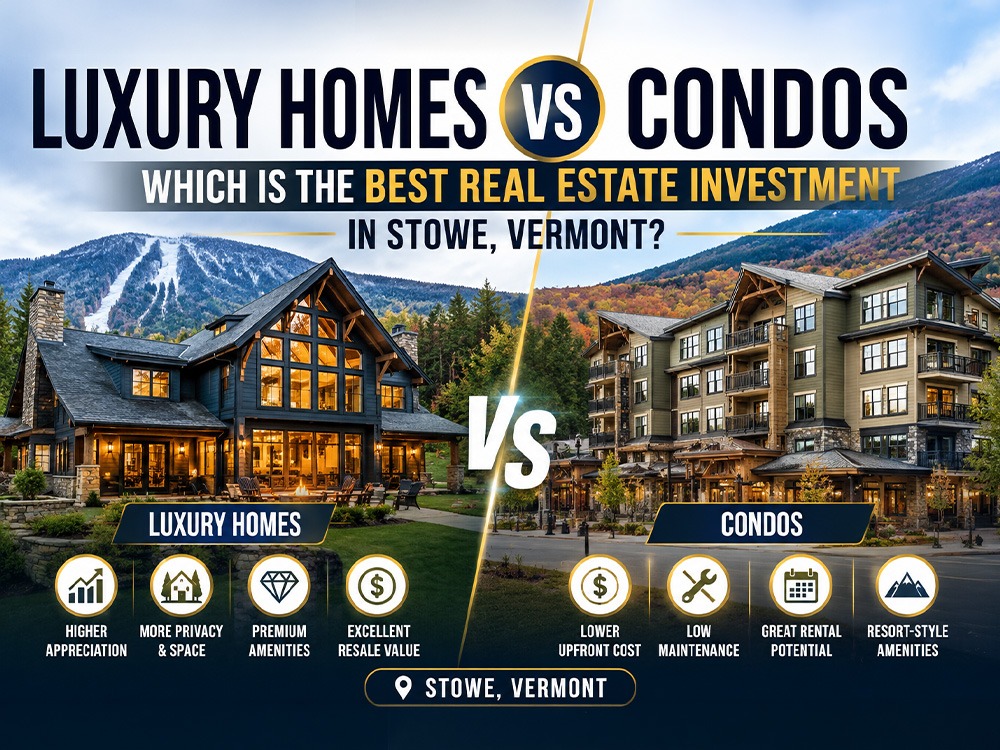 Best real estate investment in Stowe Vermont