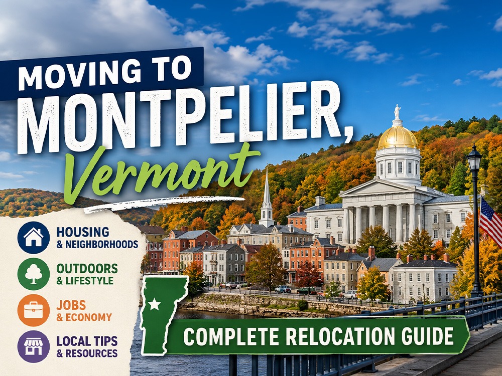 Moving to Montpelier Vermont