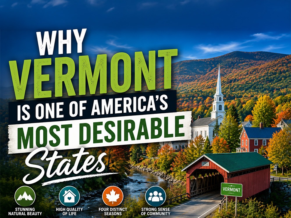 Why is Vermont a desirable place to live