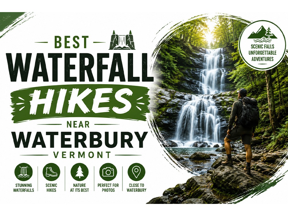 Best Waterfall Hikes Near Waterbury Vermont