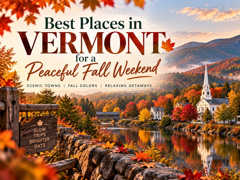 peaceful fall weekend in Vermont