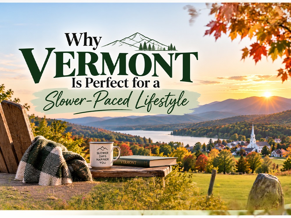 slow-paced lifestyle in Vermont