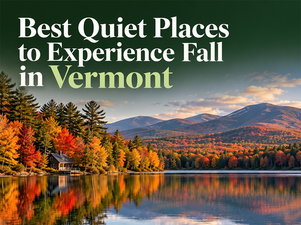 quiet places to experience fall in Vermont